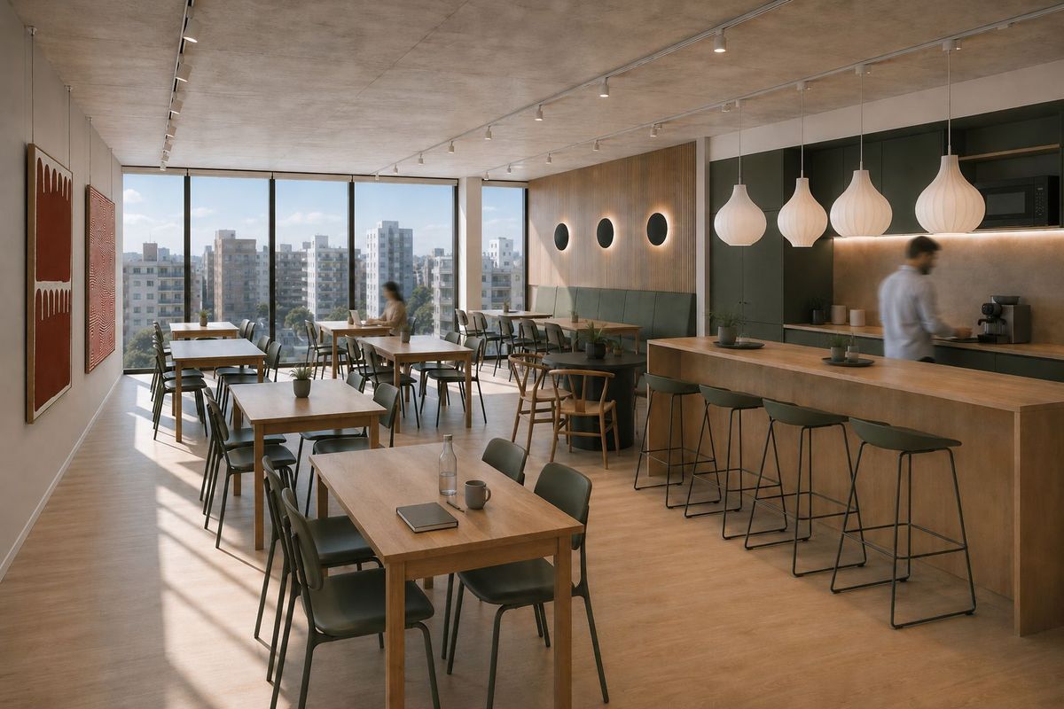 Café y área común